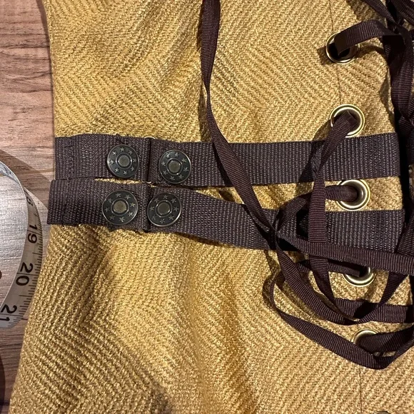 DITD underbust Corset yellow. - Picture 5 of 6